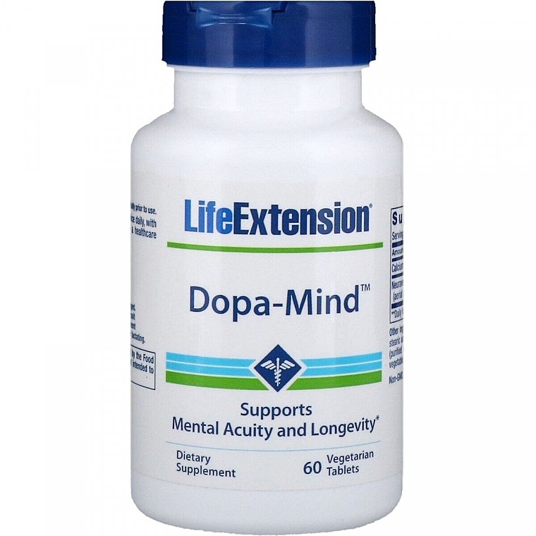 Dietary Supplement "Mental Acuity & Longevity Support" - Life Extension Dopa-Mind — photo N1