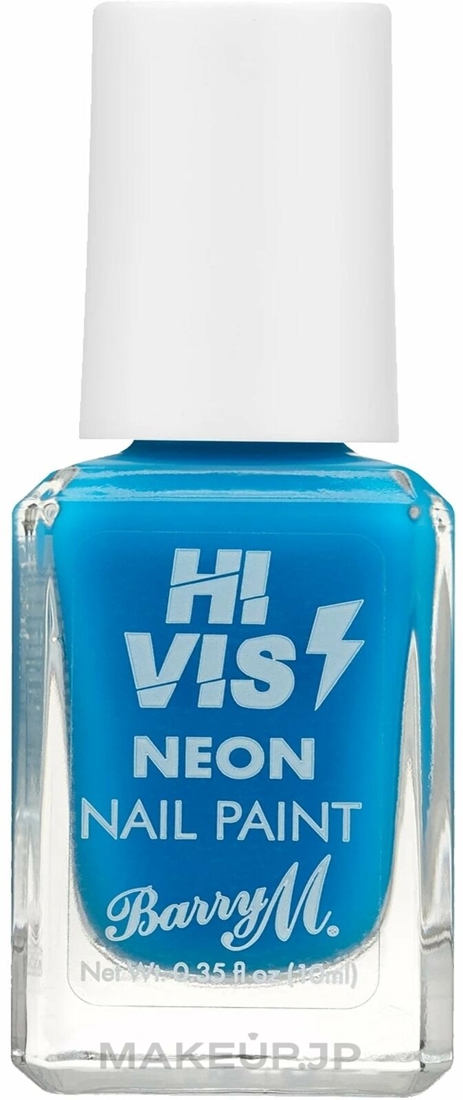 Nail Polish - Barry M Hi Vis Neon Nail Paint — photo Blue Shock