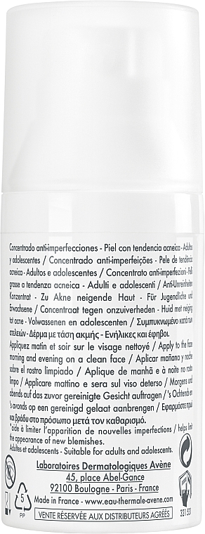 Concentrate for Face - Avene Cleanance Comedomed Anti-Blemishes Concentrate — photo N3