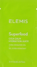 Fragrances, Perfumes, Cosmetics Face Hydrating Gel - Elemis Superfood Cica Calm Hydration Juice (sample)