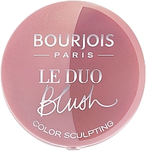 Blush - Bourjois Le Duo Blush Color Sculpting — photo N1