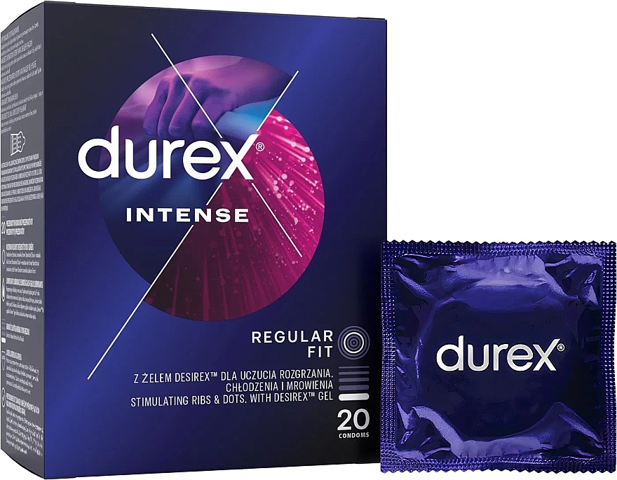 コンドーム、20個 - Durex Intense Condoms — photo N1