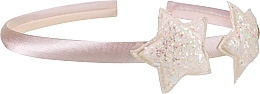 Fragrances, Perfumes, Cosmetics Hair Band, beige with stars - Donegal FA-5639