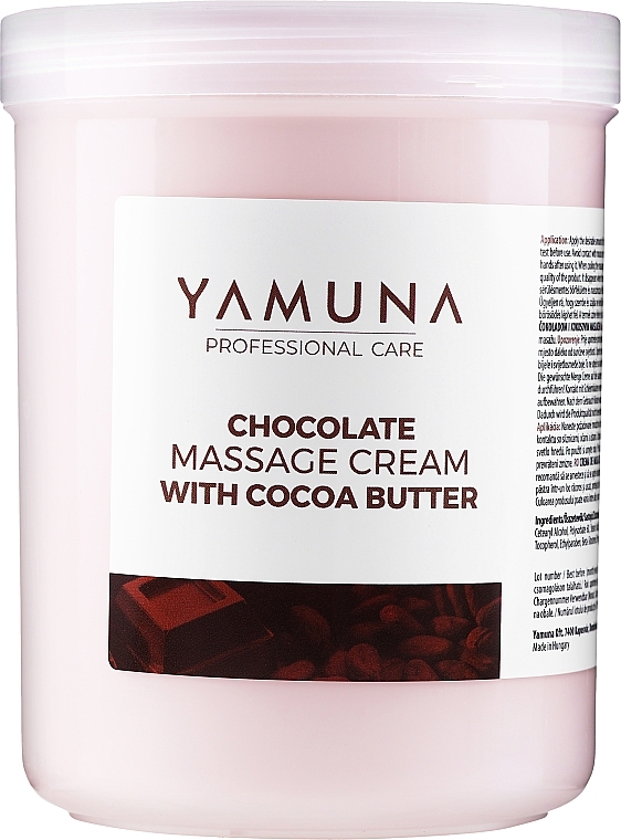 Massage Cream "Chocolate Dream" - Yamuna Massage Cream — photo N1