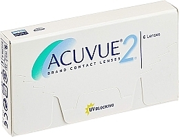 Fragrances, Perfumes, Cosmetics Contact Lenses, curvature radius 8.7 mm, 6 pcs. - Acuvue 2 Brand Contact Lenses Johnson & Johnson