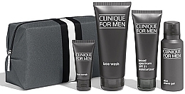 Fragrances, Perfumes, Cosmetics Set - Clinique For Men (wash/200ml + cr/100ml + scr/30ml + sh/gel/41ml + bag)