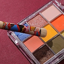 Makeup Brush Set, 7 pcs - Eigshow Essential Series Yellow Fresher Brush Kit — photo N7