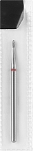 Fragrances, Perfumes, Cosmetics Nail File Drill Bit, bullet, 1,4 mm, red - Head The Beauty Tools