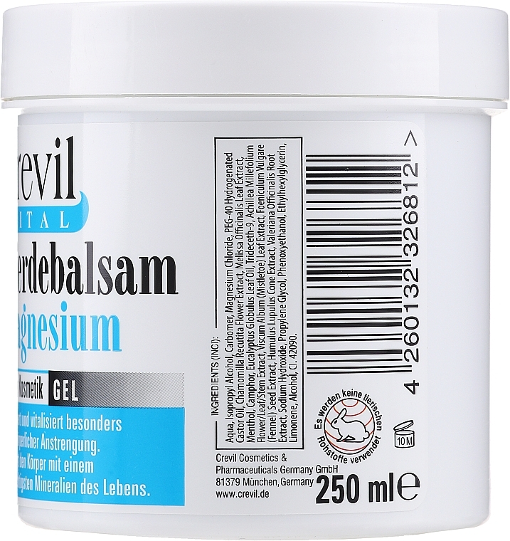 Magnesium Balm Gel - Crevil Vital — photo N2