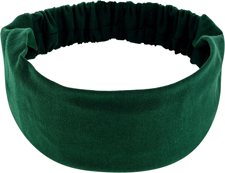 Headband "Knit Classic", emerald - MAKEUP Hair Accessories — photo N1