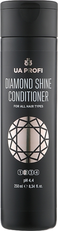 Diamond Shine Conditioner for All Hair Types - UA Profi Diamond Shine For All Hair Types Conditioner pH 4.4 — photo N1