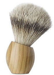 Shaving Brush, small - Acca Kappa Ercole Olive Wood Shaving Brush — photo N1