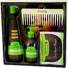 Fragrances, Perfumes, Cosmetics Set - Macadamia Natural Oil Retail Gift Box (means/125ml + sh/300ml + mask/30ml + brush)