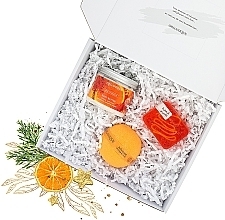 Fragrances, Perfumes, Cosmetics Set "Winter Time" - Organique (b/bomb/170g + b/butter/200ml + soap/100g)