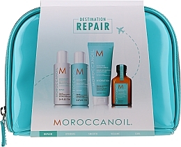 Fragrances, Perfumes, Cosmetics Set - MoroccanOil Repair Kit (shmp/70ml + cond/70ml + cr/75ml + oil/25ml + bag)