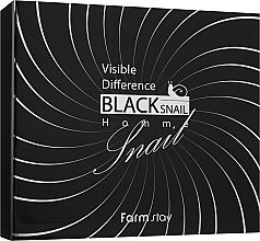 Fragrances, Perfumes, Cosmetics Black Snail Mucin Men Set - Farmstay Visible Difference Black Snail Homme Set (f/ton/200ml + f/emul/200ml + essence/40ml)