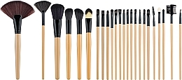 Makeup Brush Set in Black Case, 24 pcs - King Rose Professional Makeup — photo N2