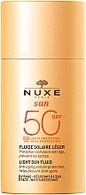 Fragrances, Perfumes, Cosmetics Sun Care Fluid - Nuxe Sun Light Fluid High Protection SPF50