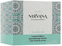 Fragrances, Perfumes, Cosmetics Scented Massage Candle 'Nirvana. Sandalwood' - ItalWax Nirvana Sandalwood Spa Massage Candle