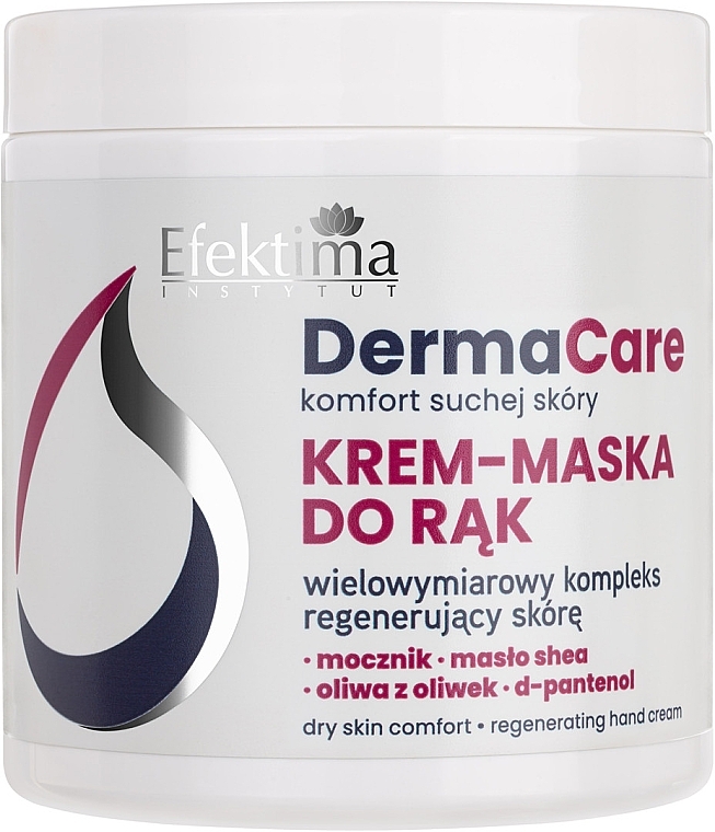 Hand Cream Mask - Efectima Derma Care Comfort For Dry Skin — photo N1