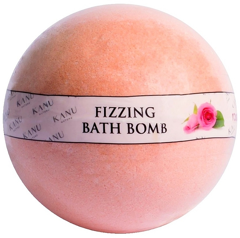 GIFT! Bath Bomb 'Rose' - Kanu Nature Fizzing Bath Bomb Rose — photo N1