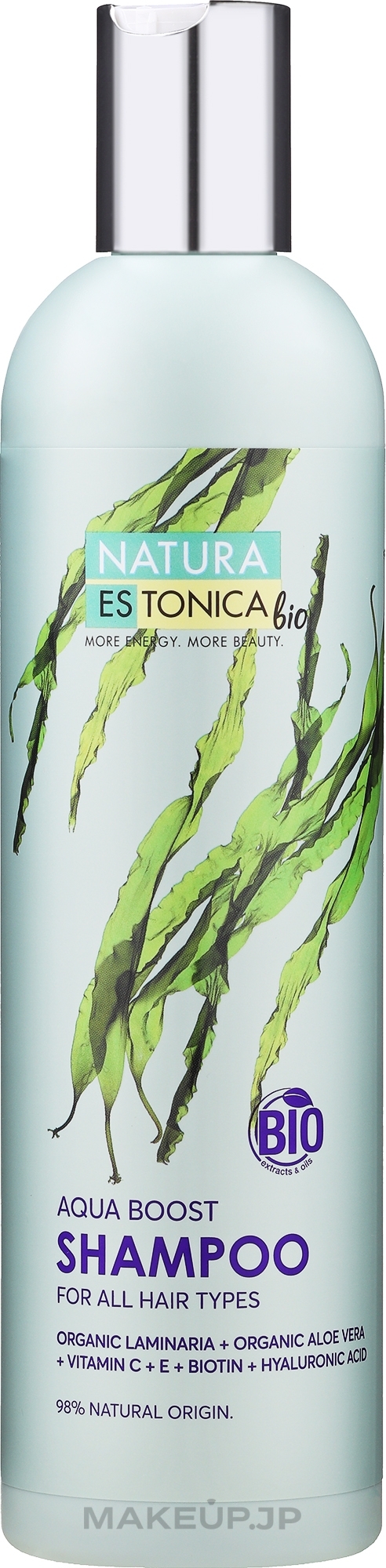 Weakened and Colored Hair Shampoo "Deep Moisture" - Natura Estonica Aqua Boost Shampoo — photo 400 ml