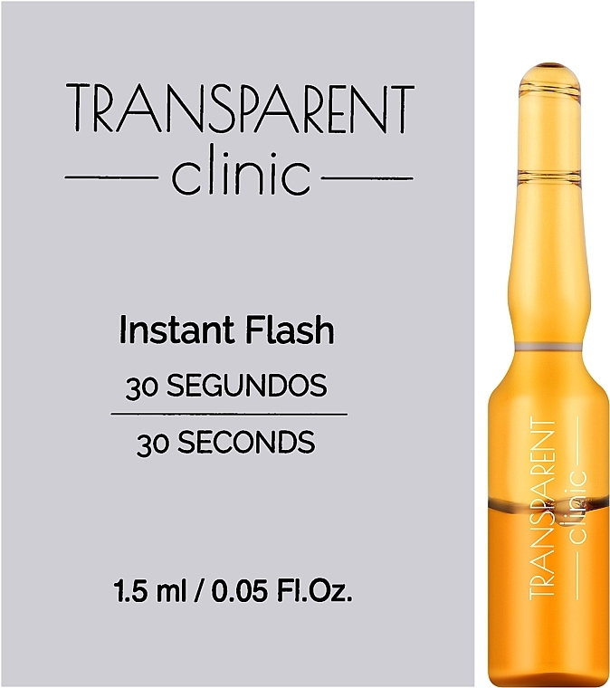 Firming Face Ampoules - Transparent Clinic Instant Flash — photo N1