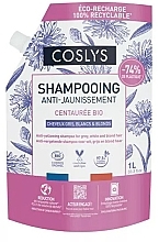 Anti-Yellowing Shampoo for Grey and Blonde Hair - Coslys Anti-Yellowing Shampoo Grey & White Hair (doypack) — photo N1