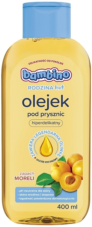 Apricot Scent Shower Oil - Bambino Family Shower Oil — photo N1