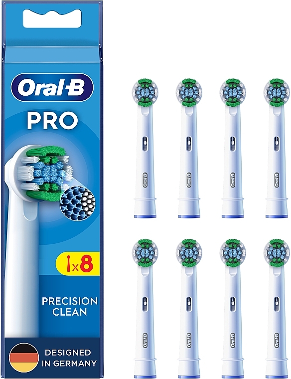 Replacement Heads for Electric Toothbrush, 8 pcs. - Oral-B Pro Precision Clean — photo N1