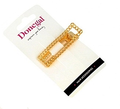 Fragrances, Perfumes, Cosmetics Hair Clip, FA-5626, rectangular gold - Donegal