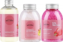 Set - Fergio Bellaro Spa & Willnes (massage/oil/200ml + b/salt/300g + b/caviar/190g) — photo N2