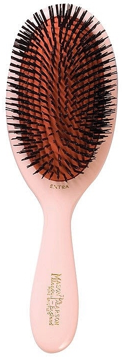 Hair Brush, pink - Mason Pearson Small Extra B2 Pink Medium Size Hair Brush — photo N1