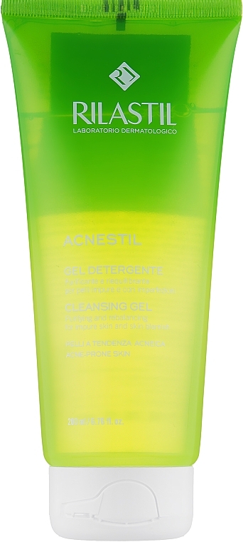 Delicate Cleansing Gel for Acne-Prone Skin - Rilastil Acnestil Gel — photo N1