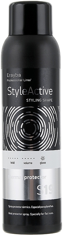 Thermal Protective Hair Spray - Erayba Style Active S19 Thermal Protector — photo N1