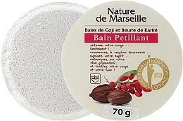 Goji Berry & Shea Butter Bath Bomb, 70g - Nature de Marseille — photo N1