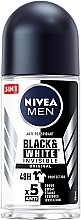 Fragrances, Perfumes, Cosmetics Men Roll-On Antiperspirant Deodorant "Invisible for Black and White" - NIVEA MEN Invisible for Black & White Power Deodorant Roll-on 