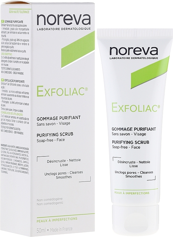 Cleansing Scrub - Noreva Laboratoires Exfoliac Purifying Scrub — photo N1