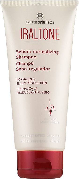 Sebum-Regulating Shampoo for Oily Scalp - Cantabria Labs Iraltone Saboregulating Shampoo — photo N1