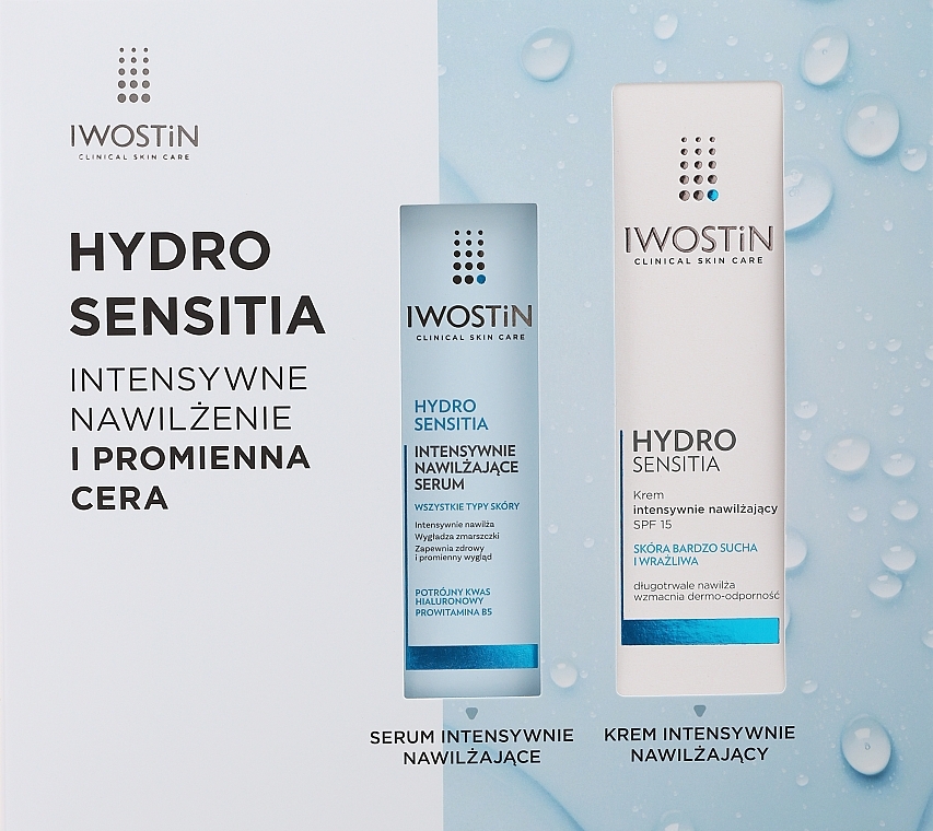 Set - Iwostin Hydro Sensitia (cr/50ml + ser/30ml) — photo N1