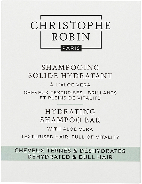 Aloe Vera Shampoo Bar - Christophe Robin Hydrating Shampoo Bar with Aloe Vera — photo N2