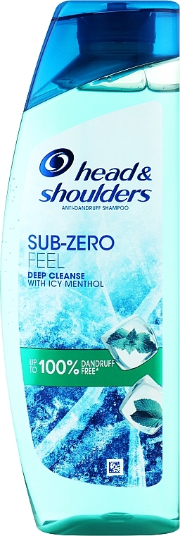 Anti-Dandruff Shampoo - Head & Shoulders Sub Zero Feel Deep Clean Ice Menthol Dandruff Shampoo — photo N1