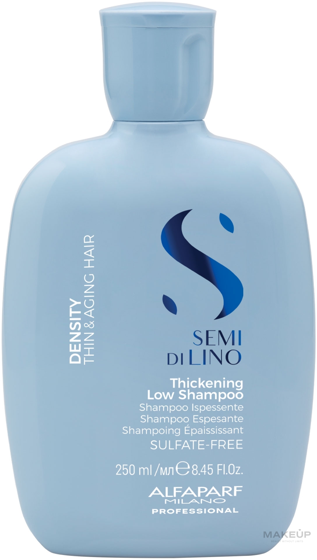 Thickening Shampoo - Alfaparf Semi di Lino Density Thickening Low Shampoo — photo 250 ml