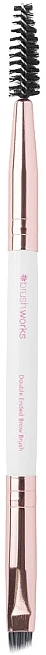 Brow Brush - Brushworks White & Gold Brow Duo — photo N1