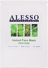 Anti-Inflammatory Soluble Mask "Fresh Herbs" - Alesso Professionnel Instant Face Mask — photo N2