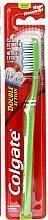 Toothbrush, green - Colgate Double Action Medium — photo N1