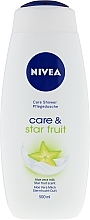 Shower Cream-Gel - NIVEA Care & Star Fruit Shower Gel — photo N2