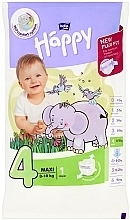 Fragrances, Perfumes, Cosmetics Baby Diapers 8-18 kg, size 4, 1 pcs - Bella Baby Happy