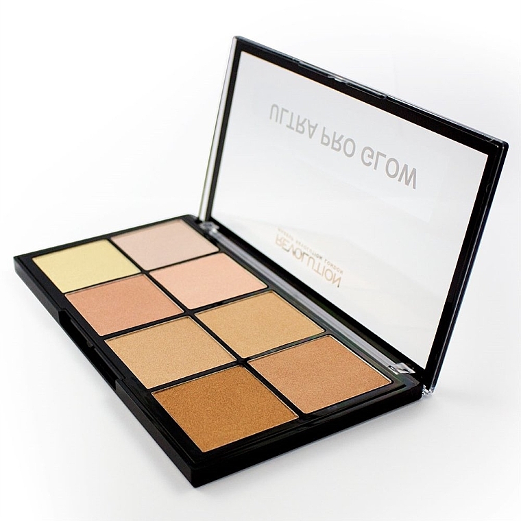 Highlighter Palette - Makeup Revolution Ultra Pro Glow — photo N2