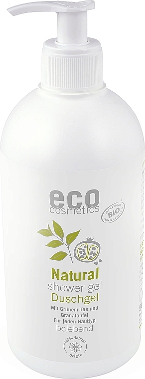 Green Tea & Pomegranate Shower Gel - Eco Cosmetics — photo N2